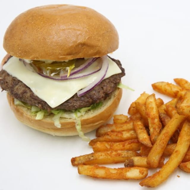 Double Cheeseburger & Fries Combo.