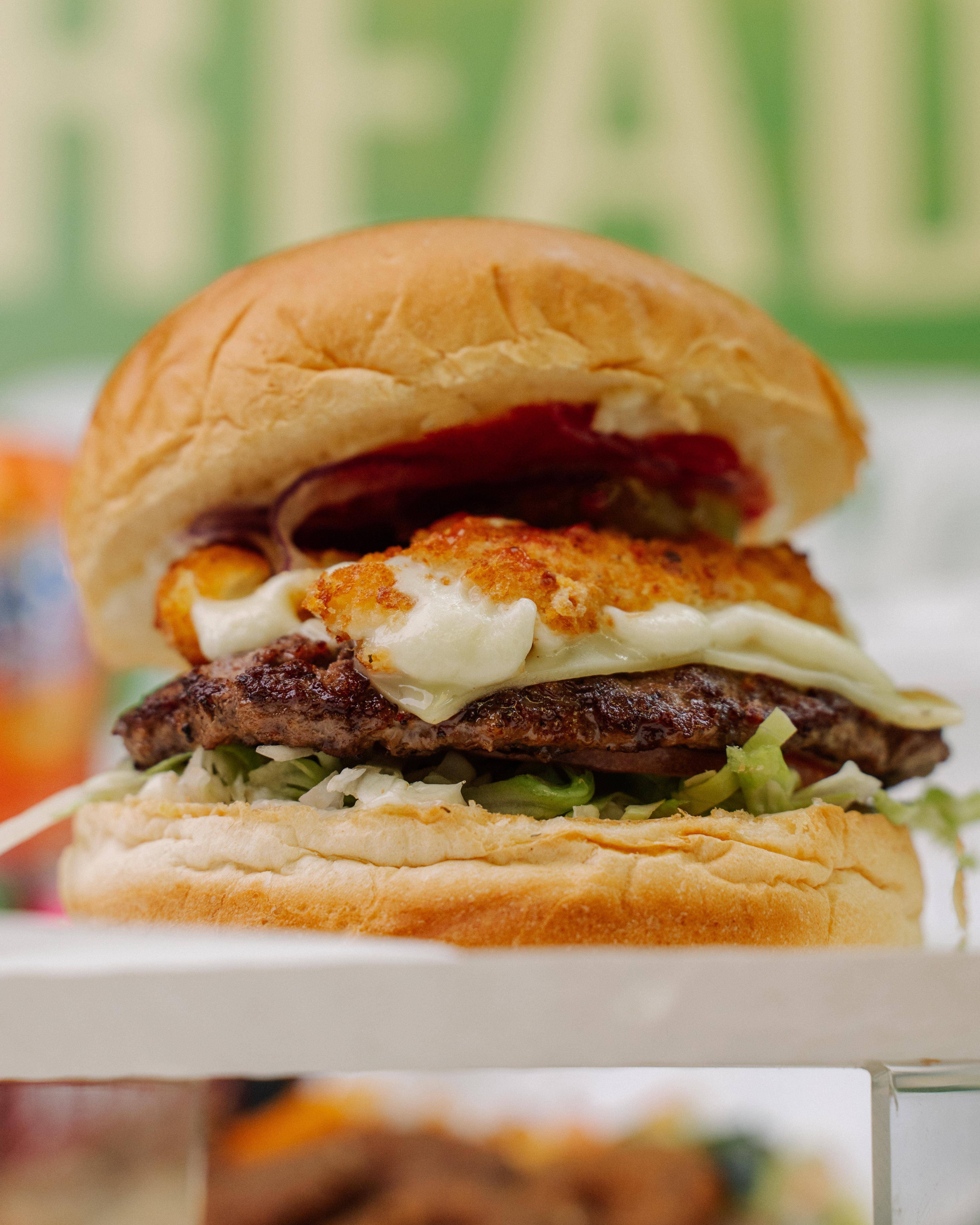 Heart Attack Burger & Fries Combo.