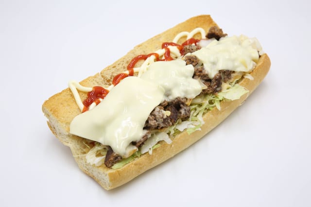 Chopped Cheese & Fries Combo.