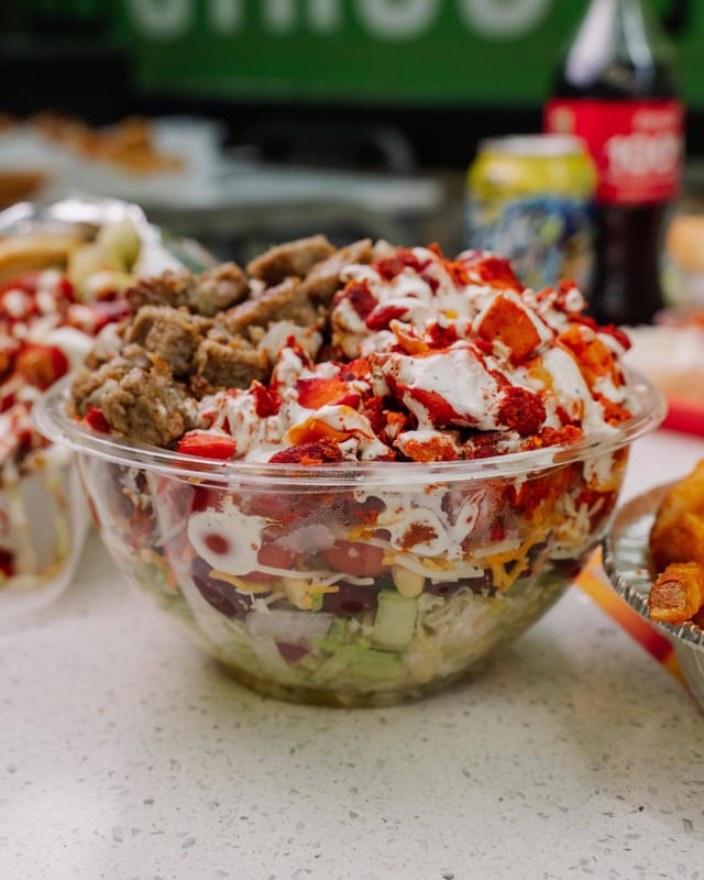 Chicken & Lamb Salad.